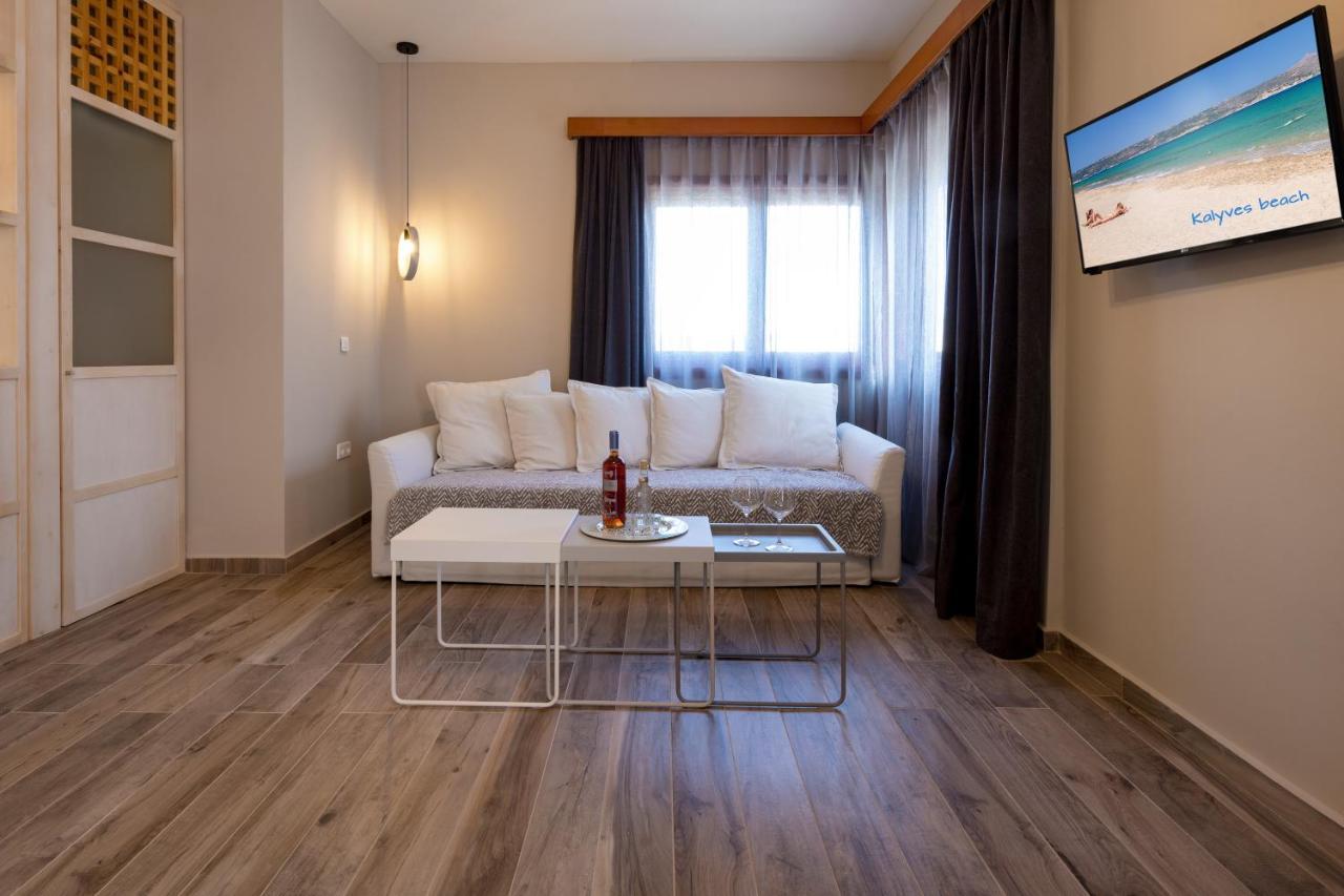Avra Apartments Καλύβες Εξωτερικό φωτογραφία